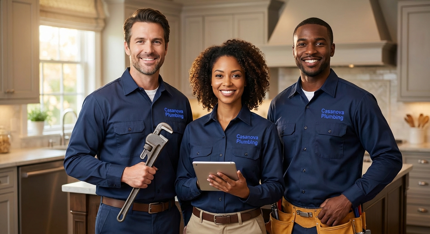 Casanova Plumbing team - professional plumbers serving Cross Roads Texas